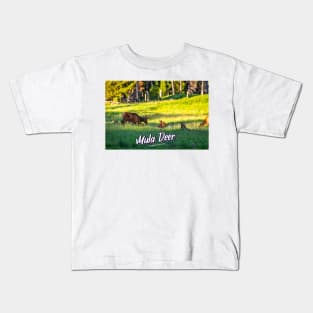 Mule Deer at Yellowstone Kids T-Shirt